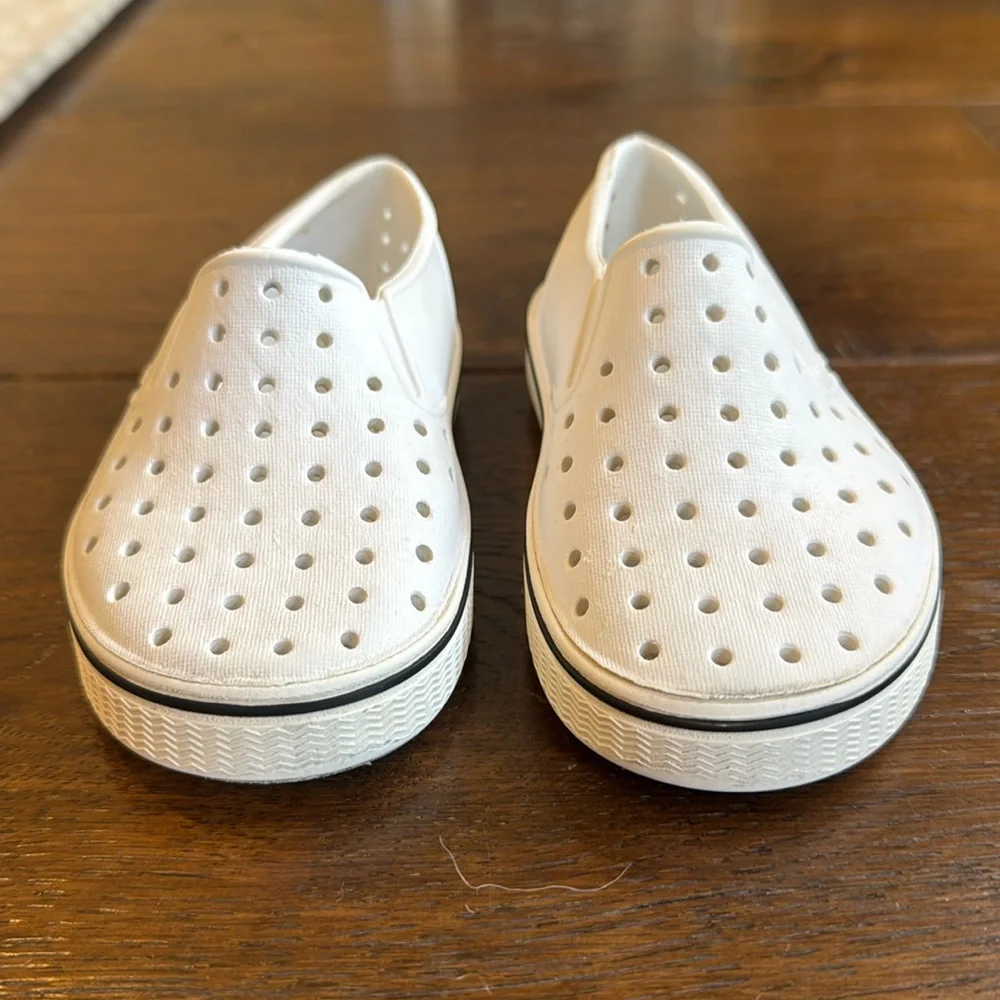 Native - White Miles Child Slip On Shoes - Size: C8